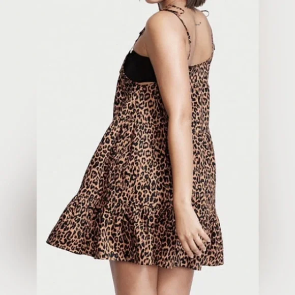 NWT Victoria's Secret Leopard Print Mini Dress - Picture 3 of 7